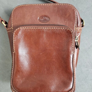 oscanino Echtleder Umhängetasche – Handgefertigt in Italien – Braun |520