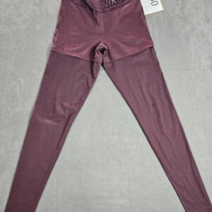 Nike Dri-FIT Damen Leggings S – Bordeaux – Elastischer Bund – Sporthose | 550
