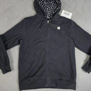 MEFjUS Herren Kapuzenjacke XXL – Schwarz – Bio-Baumwolle & Recyceltes Polyester |568