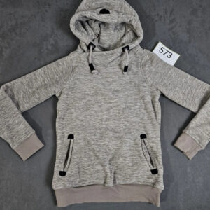 Sublevel Damen Hoodie – Grau – Größe XS – Kuschelig & Warm | 573