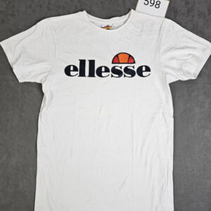 Ellesse Damen T-Shirt – Weiß mit Logo Print, Größe UK 8 / S |598