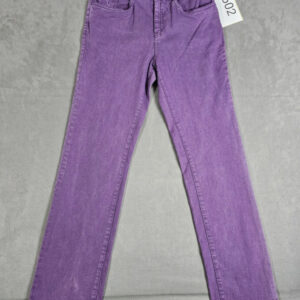 Esmara Damen Jeans Hose Lila Gr. 38 Gerade Bein, Stretch, modischer Look | 602