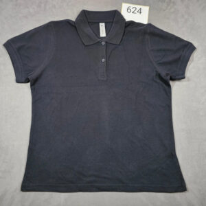 Neu! B&C Collection Unisex Polo – Schwarz – Größe XXL – 100% Baumwolle| 623