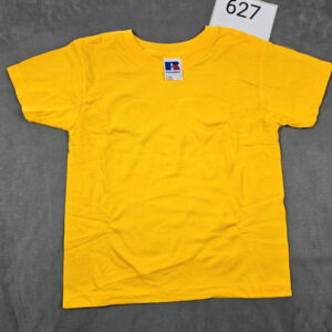 Neu! Russell Kids T-Shirt – Gelb – Größe 116 – Klassisches Basic | 627