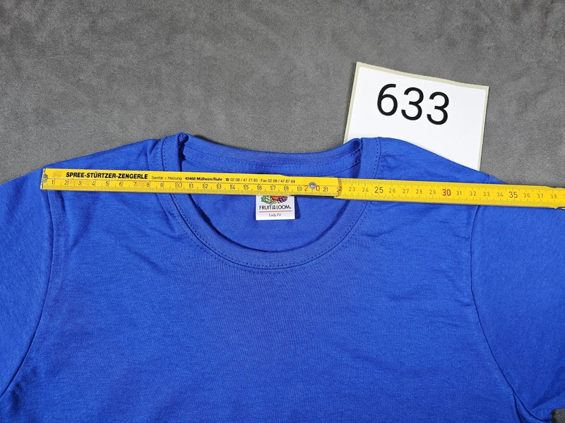 Fruit of the Loom Lady-Fit T-Shirt Royalblau – Größe S | 633