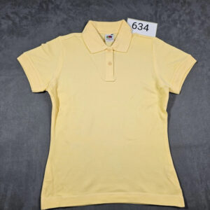 Fruit of the Loom Lady-Fit Poloshirt Light Gold – Größe XS | 634