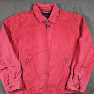 Tommy Hilfiger Herrenjacke – Rot – Kariertes Innenfutter – Größe XL | 480