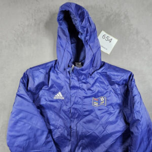 Adidas Windbreaker / Trainingsjacke – FCB Team – Blau – Größe L | 654