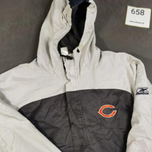 Vintage Reebok NFL Chicago Bears Windbreaker Winter– Unisex – Größe ca. L/XL|658
