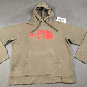 The North Face Hoodie Herren L – Olivgrün – Logo Kapuzenpullover | 665