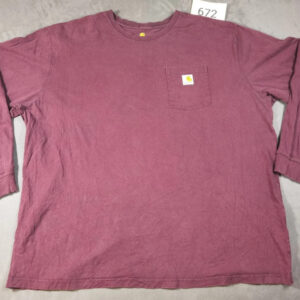 Carhartt Langarmshirt – 3XL – Original Fit – Weinrot | 672