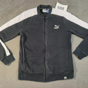 Puma Track Jacket – Größe M – Schwarz/Weiß – Klassisches Design | 688
