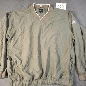 Adidas Herren Windbreaker / Sweatshirt – Khaki – Größe XL | 690