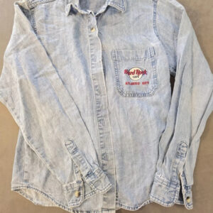 Hard Rock Cafe – Vintage Denim Shirt – Atlantic City – Größe S | 749