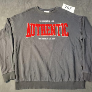 Yourturn Sweatshirt – Grau/Rot – Authentic– Unisex – Größe L | 757