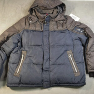 Angelo Litricio Herren Winterjacke – Dunkelblau/Grau – Größe L| 783