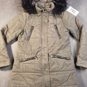 New Look Damen Winterjacke mit Fellkapuze – Größe 38 | 793