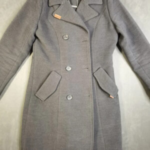 Marikoo Damen Mantel – Größe S – Grau – Eleganter Wollmantel | 775