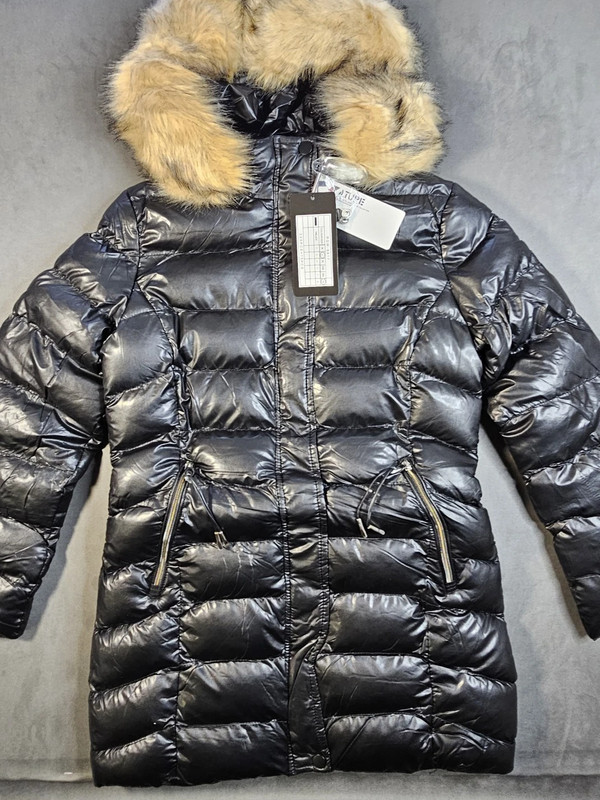 Damen Winterjacke ATURE – Größe L – Neu mit Etikett – Warm, Elegant & Kunstfellkapuze | RQW-6817