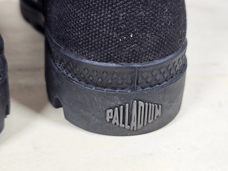 Palladium Damen Boots Schwarz – EU 40 – Canvas Schnürstiefel | 563