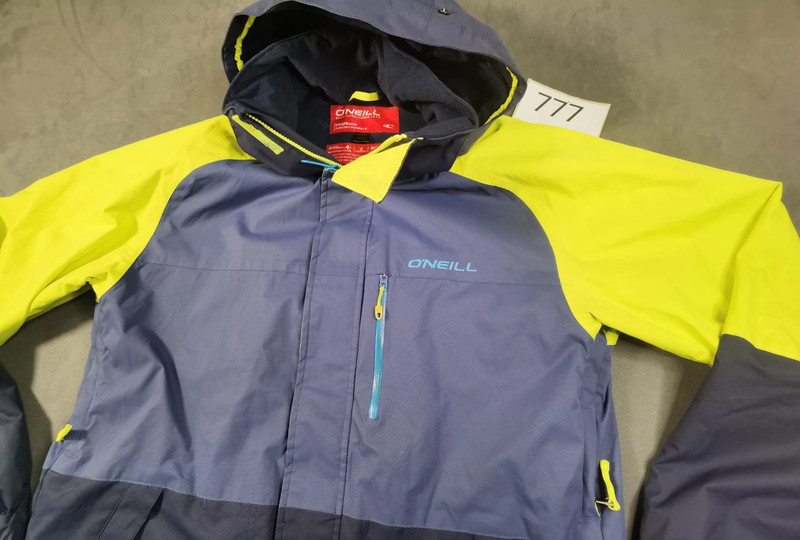 O’Neill Snowboard- & Skijacke Herren – Blau/Gelb – Größe L – Waterproof | 777