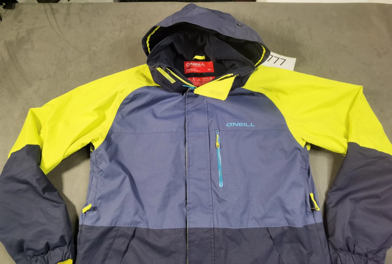 O’Neill Snowboard- & Skijacke Herren – Blau/Gelb – Größe L – Waterproof | 777