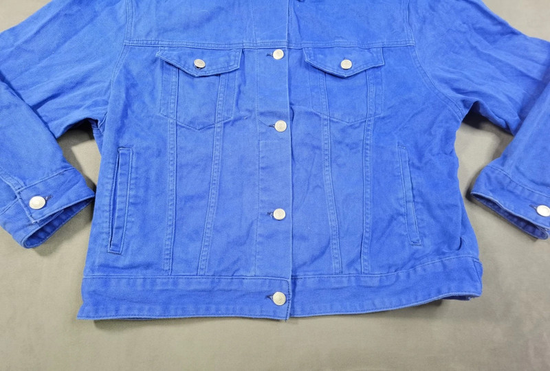 Pull&Bear Jeansjacke Damen Blau – Größe M | 814