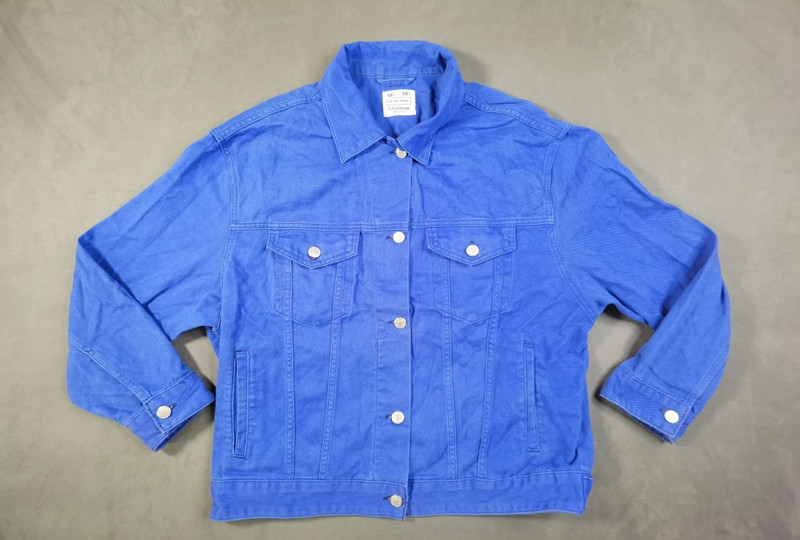 Pull&Bear Jeansjacke Damen Blau – Größe M | 814