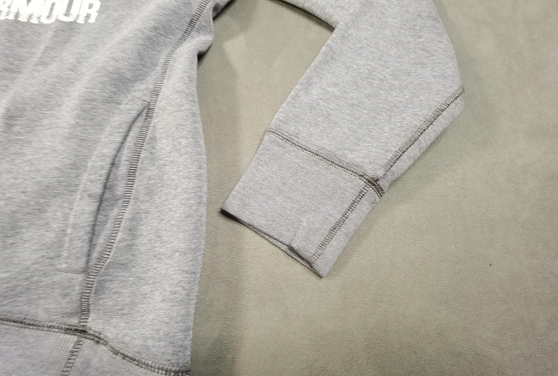 Under Armour Herren Hoodie Grau Kapuzenpullover Logo Größe M | 751