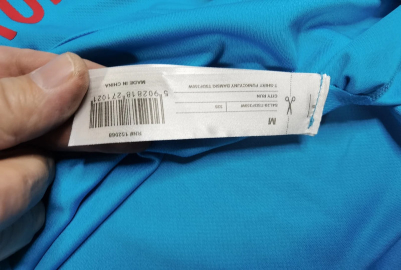 4F Wings for Life World Run Funktionsshirt Damen M Blau Sport Laufshirt | 828