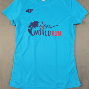 4F Wings for Life World Run Funktionsshirt Damen M Blau Sport Laufshirt | 828