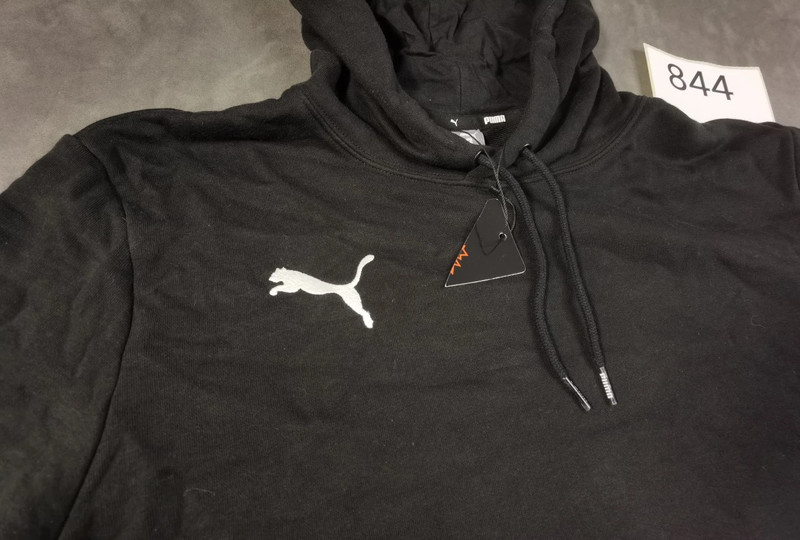 PUMA Herren Hoodie Kapuzenpullover Schwarz Gr. M Neu mit Etikett | 844