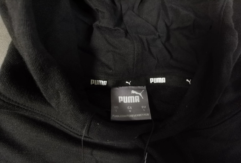 PUMA Herren Hoodie Kapuzenpullover Schwarz Gr. M Neu mit Etikett | 844