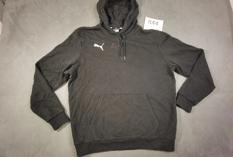 PUMA Herren Hoodie Kapuzenpullover Schwarz Gr. M Neu mit Etikett | 844