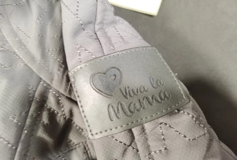 Viva la Mama Winterwind Umstands- & Stilljacke – Damen – Grau/Blau – Größe M | 850