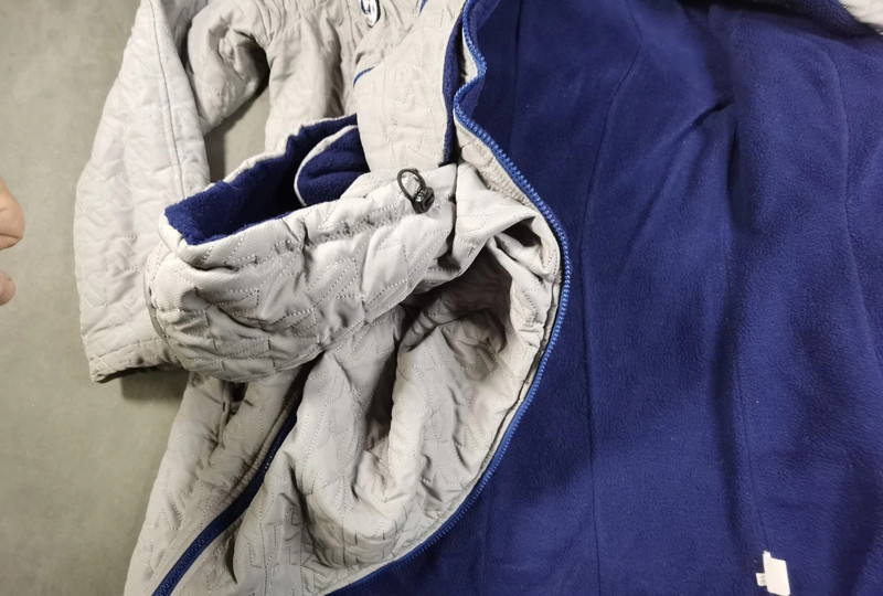 Viva la Mama Winterwind Umstands- & Stilljacke – Damen – Grau/Blau – Größe M | 850