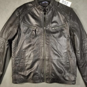 Levinsky Herren Lederjacke Schwarz – Echtleder – Größe L/XL | 852