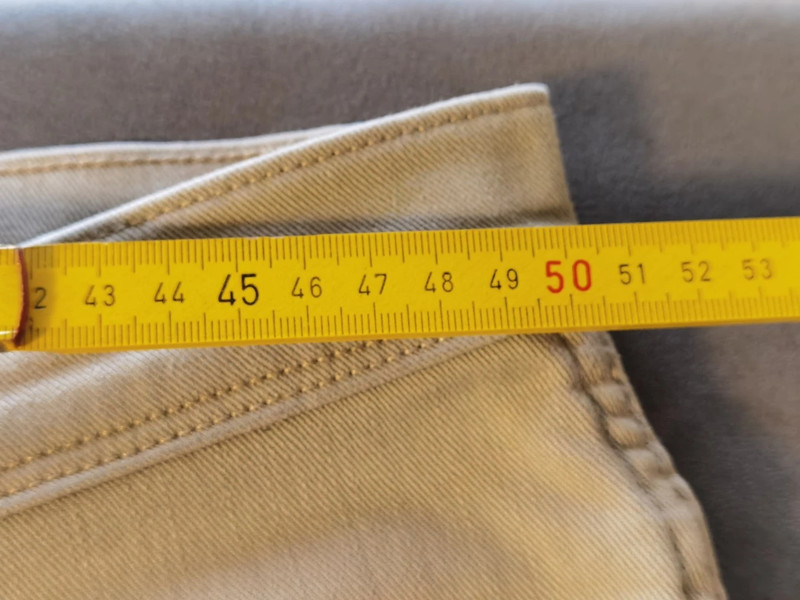 Wrangler Herren Jeans Beige | Slim Fit | W34 L32 | Baumwolle mit Stretch | 872