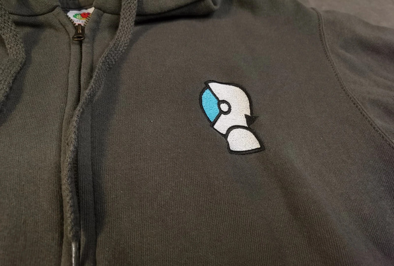 Fruit of the Loom Zip Hoodie – Grau – L – Kapuzenjacke mit Stickerei | 870