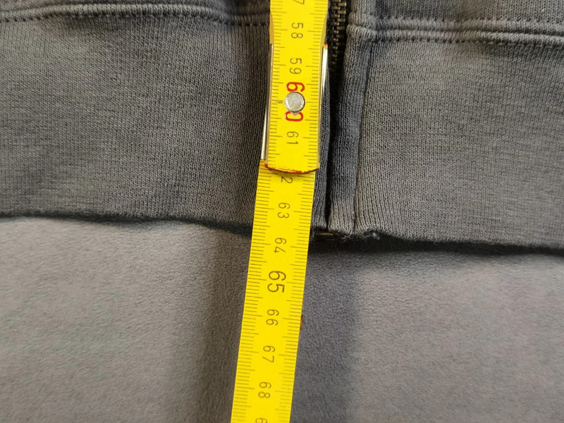 Fruit of the Loom Zip Hoodie – Grau – L – Kapuzenjacke mit Stickerei | 870