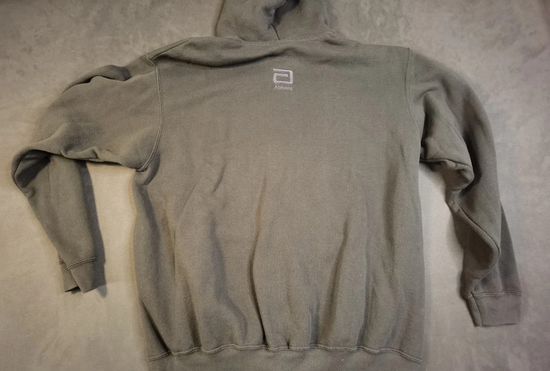 Fruit of the Loom Zip Hoodie – Grau – L – Kapuzenjacke mit Stickerei | 870