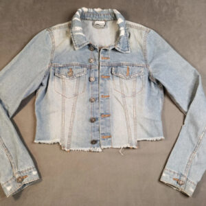 Noisy May Cropped Jeansjacke – Blau – Kurz – Used Look | 855