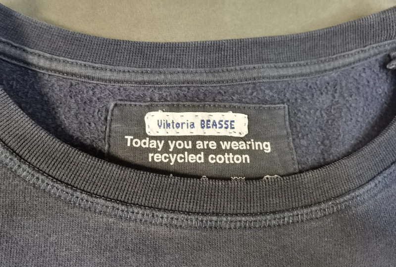 ECOALF nachhaltiges Sweatshirt | Bio & Recycling Baumwolle | Blau | Gr. 16 / XS–S | 871