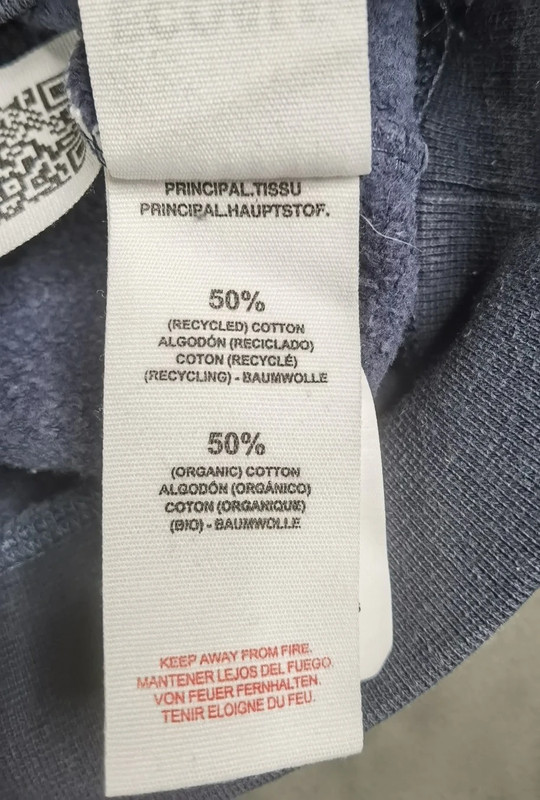 ECOALF nachhaltiges Sweatshirt | Bio & Recycling Baumwolle | Blau | Gr. 16 / XS–S | 871