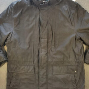 Kingfield Herren Winterjacke Parka Grau Gefüttert Größe L | 908