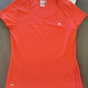 Adidas Damen Sportshirt Clima365 Orange Kurzarm Größe 42 | 913