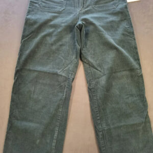 GAP Damen Cordhose Grün High Rise Wide Leg Größe 6 | 917