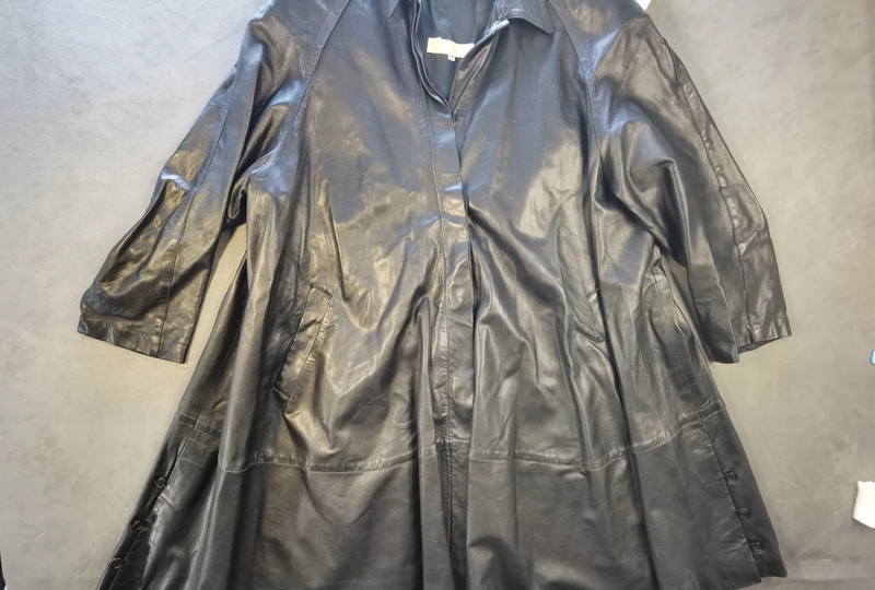 Pollini Damen Lederjacke Echtleder Gr. 42 Schwarz | Wattiert | Original | 798