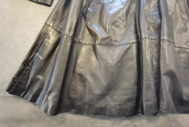 Pollini Damen Lederjacke Echtleder Gr. 42 Schwarz | Wattiert | Original | 798