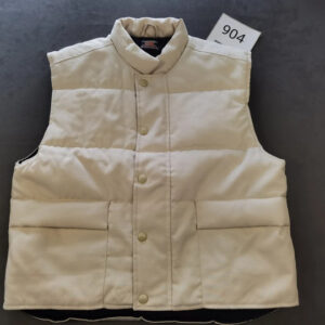 Bewear Herren Steppweste Beige Blau Gefüttert Größe L | 904